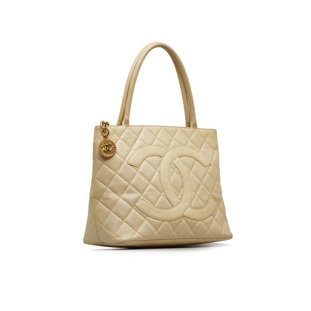 Pre Loved Chanel Caviar Medallion Tote - Picture 2 of 15